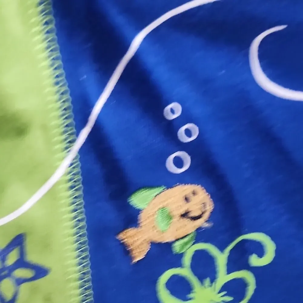 B.T. Kids Vintage Surfing Octopus Blue and Green Matching Set